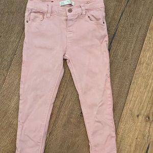 Little girl, pink, size 2-3, Zara baby pants.